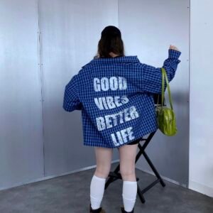 Рубашка «Good Vibe» Blue