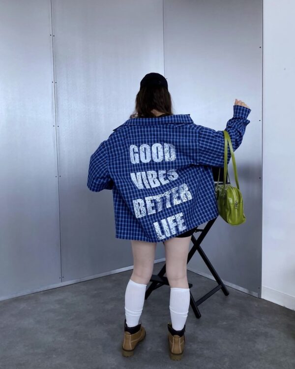 Рубашка «Good Vibe» Blue